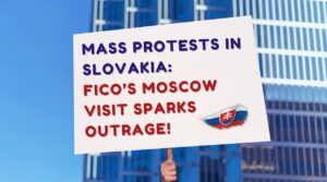 Mass Protests in Slovakia Fico’s Moscow Visit Sparks Outrage!