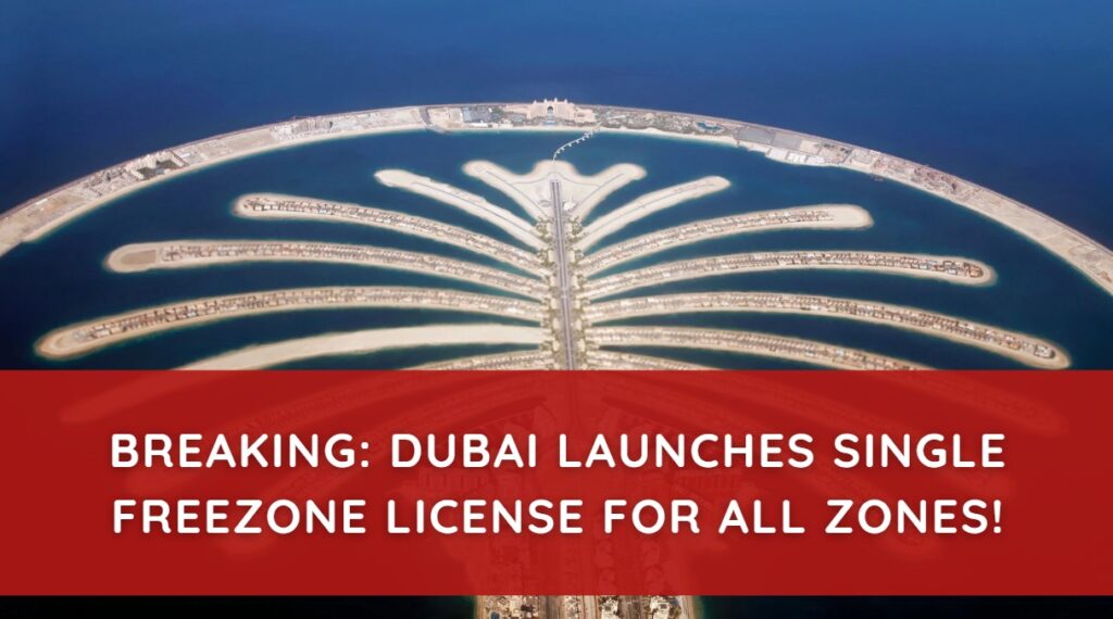 Dubai Launches Single Freezone License for All Zones!